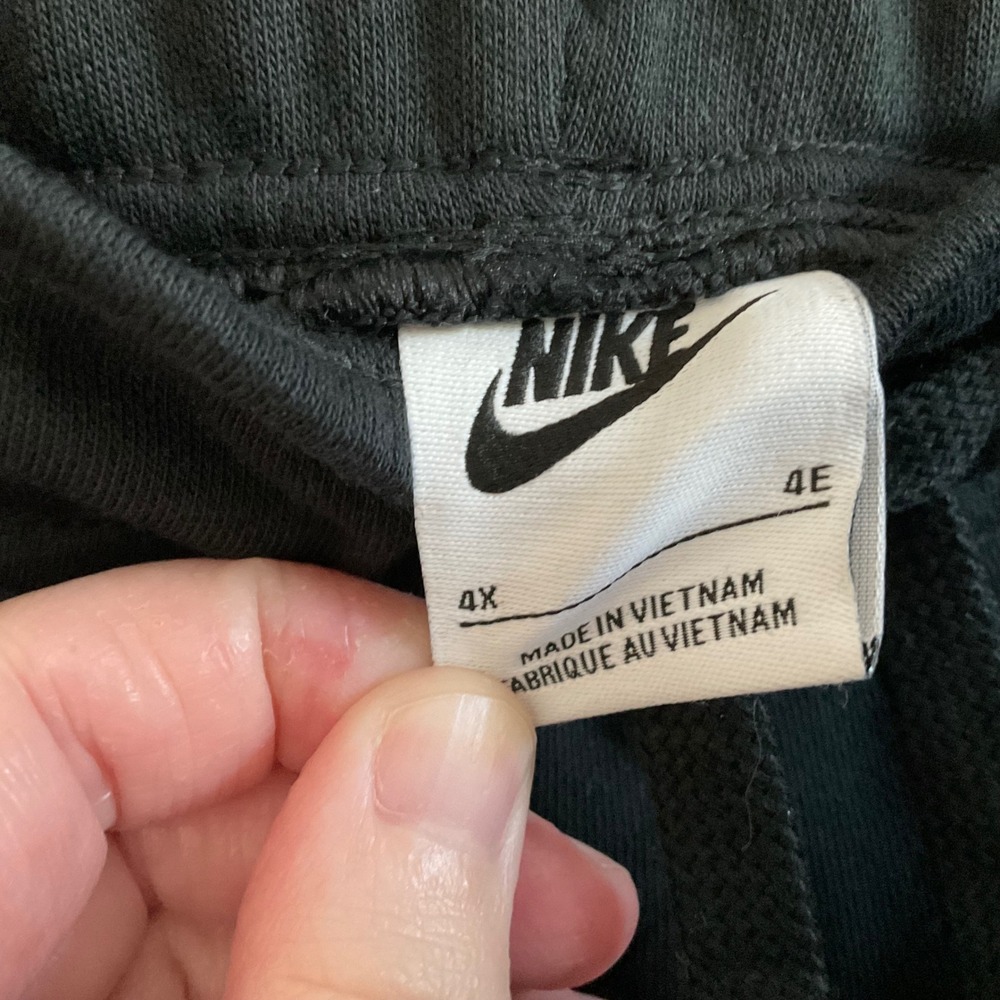 Nike Men's Big and Tall Black Jogger Pants - Size 4X - NEW Fleece Athleisure - Picture 6 of 8